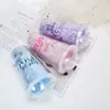 Copo de Plástico com Canudo de Camada Dupla com Pó Dourado 350/450ml Copo Publicitário Copo Sanduíche com Glitter Lantejoula Personalizado com Logo para Mulheres