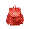 2026 Nova Mochila de Ombro Duplo de Grande Capacidade para Escola e Trajeto Estilo Coreano Feminino Fresca Nicho Design de Bolinhas Mochila da Moda Tendência