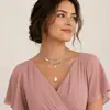 Joyería transfronteriza europea y americana moderna cool multicapa con forma de perla artificial colgante de amor collar femenino ins ventas calientes transfronterizas