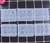 Molde de Silicone de Resina de Cristal de Papoula Molde de Pingente Brinco Molde DIY Artesanal Molde de Bolo
