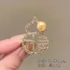Gran Venta de Liquidación Broche de Dibujos Animados Sanrio Ballena Estrella de Mar Vida Marina Lindo Peluche Pin Decoración