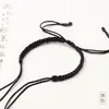 Pulsera Sencilla de Nudo Plano al por Mayor Producto Semi-Terminado Cuentas Transferibles Usables Oro Duro Plata Dura Tejida a Mano Pulsera DIY para Parejas