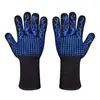 Guantes Especiales de Barbacoa Resistentes a Altas Temperaturas de Cola de Comercio Exterior para Horno, Horneado, Antiescaldado, Asado, Cuerda para Asar, Antisalpicaduras de Aceite, Guantes de Silicona Espesos