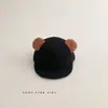 Gorros de Otoño e Invierno para Bebé Estilo Coreano Unisex Cálido Grueso de Pana Gorra de Béisbol para Bebés y Niños Pequeños Modernos