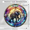Directo de Fábrica Transfronterizo Temu Serie Mundo Animal Colección Colgantes de Disco Acrílico Coloridos Decorativos para Interiores y Exteriores