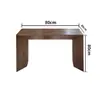 Mesa de Entrada Estilo Wabi-Sabi, Gabinete Negro para Entrada, Mesa Consola Decorativa Minimalista, Gabinete de Entrada para Alojamiento, Mesa Consola Retro Estilo Chino Vintage