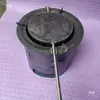 Estufa Pequeña de Placa de Acero para Uso Doméstico, Adecuada para Quemar Leña, Estufa Portátil de Arcilla para Cocinar Té y Hornear Panqueques