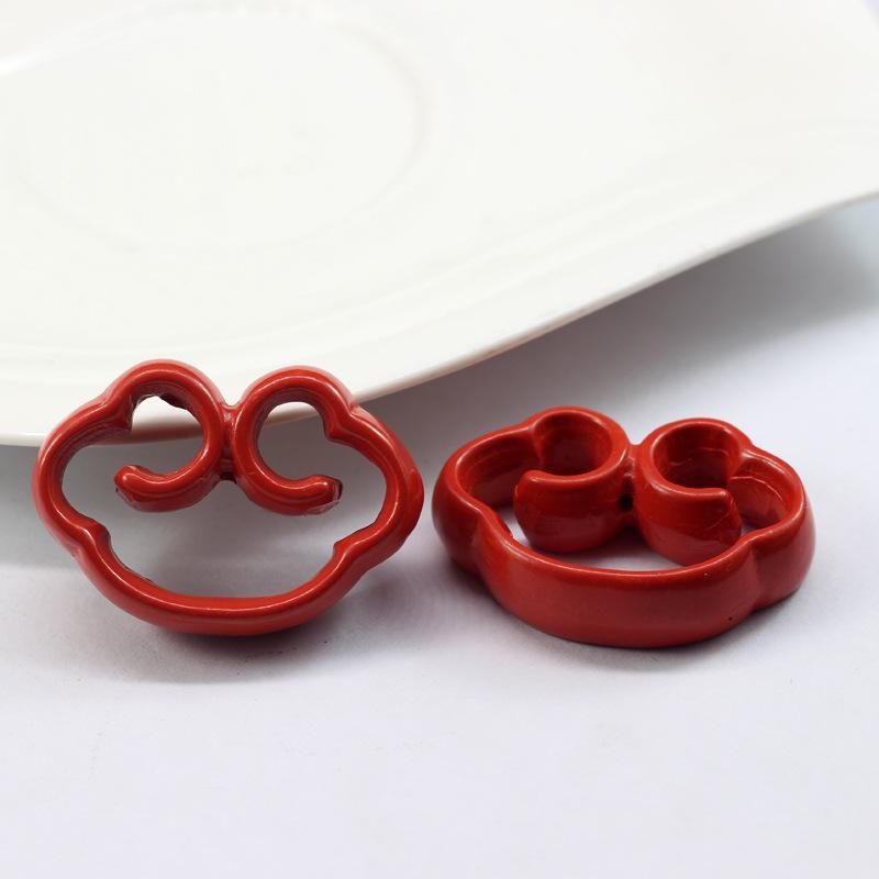 朱砂祥云吉祥结吊坠 星月菩提项链结缘祥云手串车挂件配件批发