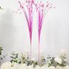 Preferido Nuevo Fantasía Pasto Pavo Real Árbol Fuegos Artificiales Artificiales Floral Fábula Boda Decoración Caña Color Degradado Pasto Boda
