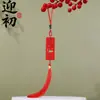 Adornos Pequeños para Decoración de Bodas, Arreglos para el Festival de Primavera, Bendiciones de Primavera, Buena Fortuna, Decoraciones para Plantas en Maceta, Tallas de Madera, Pequeños Adornos Colgantes para Bonsái de Año Nuevo