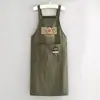 Delantal Impermeable Extendido Nuevo Estampado para Hombres, Adecuado para Catering, Trabajo, Cocina y Uso Doméstico, con Diseño de Dibujos Animados