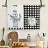 Paño de Cocina Transfronterizo, Tipo Colgante para Secar Manos, Diseño Floral Fresco, Paño de Limpieza para el Hogar, Toalla de Mano, Hecho a Medida