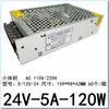 FONTE DE ALIMENTAÇÃO CHAVEADA S-120-24 24V120W LED de monitoramento motor de célula 5A FONTE DE ALIMENTAÇÃO CC