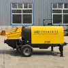 Bomba de Concreto para Entrega, Bomba Horizontal para Lançamento de Cimento, Máquina de Alimentação de Material, Bomba de Concreto Comercial para Pedra Miúda, Bomba para Lançamento de Estrutura Secundária com Concreto Misturado com Pedra Miúda