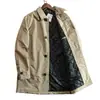 Abrigo de invierno acolchado a prueba de viento e impermeable para hombre estilo europeo y americano, engrosado y acolchado para abrigar, diseño de longitud media