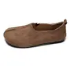 Zapatos planos retro cuadrados de punta cuadrada y boca poco profunda para mujer, nuevos mocasines casuales tipo Birkenstock sin cordones para primavera/verano 2026