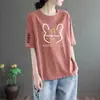 Artículos de excedente de comercio exterior transfronterizo de marcas famosas, con etiquetas retiradas, devueltos de la tienda, camiseta casual simple de manga corta holgada para adelgazar de comercio exterior, cuello redondo