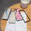 Oso de viento dorado japonés y coreano para funda de teléfono móvil Samsung ZFold6/5/4 Huawei mate x3/magiv2s flip