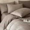 Sensación de Nube - Juego de Ropa de Cama Jacquard de Algodón Puro, 100% Algodón, Funda Nórdica de 600 Hilos, Estilo de Lujo Ligero, Ropa de Cama de Diseño Sencillo