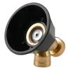 Bico Pulverizador Vortex Preto de Cobre Puro Agrícola Todo em Cobre Pulverizador Elétrico para Aplicação de Pesticidas e Irrigação, Ferramenta Eficiente para Pulverização de Água