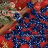 5cm/6.3cm Venda Direta de Fábrica Transfronteiriça Estrela Flor Metálica Tridimensional Celebração de Feriado Casamento Decoração de Natal
