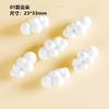 Estilo japonés y coreano espejo simple pequeño rayo diy acrílico accesorios aretes aretes colgante bolsa colgante venta al por mayor