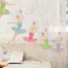 Decoración de fiesta de cumpleaños infantil Princesa florista diseño de fiesta de cumpleaños niña de ballet bandera al por mayor personalizado