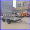 Remolque de Plataforma para Transporte de Residuos de Acero Inoxidable, Entrega Puerta a Puerta, Remolque de Plataforma de Placa de Acero Engrosada, Artículo Predeterminado