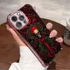 Funda de Teléfono de Calavera Estilo Gótico Adecuada para Apple 17 Pro Max, Diseño Único, Estilo que No Choca, Funda con Airbag Galvanizado Ip15 Pm