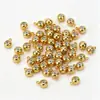 Cobre Chapado en Oro de 14K Color Conservante Silicona Posicionamiento Ajustable Cuentas Pulsera Collar Hecho a Mano DIY Accesorios de Cuentas de Cobre