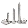Tornillos Autorroscantes Torx de Cabeza Redonda 304 Sin Columna Tornillos Autorroscantes Torx de Cabeza Plana Ranura Torx Fábrica de Origen Personalizada