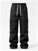 Pantalones de Trabajo para Hombre Otoño Invierno Nueva Marca de Moda ins Holgados Casual Deportivos Moda Multibolsillos Plisados Pantalones Paracaidistas