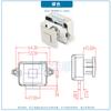 Cerradura de Botón RV Ambulancia Caravana Barco Cajón Cerradura de Botón Especial Puerta de Armario Puerta de Mueble Cerradura de Puerta
