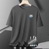 Playera de Manga Corta de Seda de Hielo para Hombre Ropa de Verano Transpirable de Secado Rápido para Hombre Playera Deportiva de Media Manga para Hombre a la Moda
