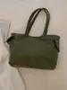 Novas Bolsas de Grande Capacidade para Outono e Inverno para Estudantes do Sexo Feminino Frequentarem as Aulas, Bolsas Tote Versáteis de Estilo Literário de Nicho e Elegantes