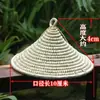 Sombrero de Paja Artesanal Dieciocho Maravillas de Yunnan como Tapa de Olla Tapa de Olla de Piedra Estufa de Leña Olla de Hierba al Vapor Tapa con Punta Superior Tapa de Jarra de Vino Pantalla de Lámpara