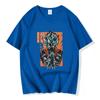 Serie Dragon Ball Mercancía de Sun Wukong Dragon Ball Super Saiyan Camiseta de Algodón Casual Suelta de Manga Corta para Hombre y Mujer