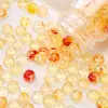 7x 4mm Acrílico Resaltado Transparente Dos Tonos Plano Ábaco Cuenta Espaciador Accesorios Hecho a Mano DIY Cadena Colgante Material para Pulsera