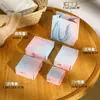 Caja de Joyería Blanca en Polvo para el Festival Qixi al por Mayor Caja para Anillos Caja de Tapa y Base Caja con Cajón para Pendientes y Collares Caja de Embalaje para Joyería