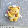 Lindos Accesorios de Joyería de Resina de Oso Mantequilla Hechos a Mano DIY Funda de Teléfono Pinza para el Cabello Colgante Materiales de Decoración