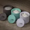 Molde de Silicona para Taza de Cemento de Resina de Cristal DIY, Molde de Silicona de Espejo para Adorno de Taza de Velas de Yeso Creativo