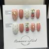 [Tiro real hecho a mano puro] el mundo de repente tarde montañas y ríos han sido otoño pintado a mano hermosas flores de tulipán manicura para llevar