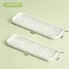 BNBSBandeja de Drenaje de Doble Capa para el Hogar de Plástico Rectangular Bandeja para Té Bandeja para Frutas Bandeja para Tazas de Agua Tazas de Té Bandeja de Drenaje