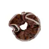 Diadema de Encaje Retro de Lunares de Doble Capa Hecha a Mano con Diseño de Nicho Exquisito de Giwi para Niñas, Anillo para el Cabello de Cintura Pequeña, Accesorio para el Cabello