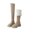 Botas Largas Melard para Mujer, Modelo Nuevo Otoño/Invierno 2024, Suela Gruesa, Caña Ancha, para Personas Petitas