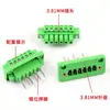 Bloque de Terminales PCB Enchufable a Través de la Pared EX/KF15EDGWB-3.81mm2p3p4p5p6p-16p a Través de la Pared