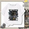2026 Novo Modelo Infantil Divertido Força Delta Dragão Inseto Abstrato Algodão Puro Meninos Descolado Casual Camiseta de Manga Curta