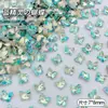 7*8mm Borboleta Nail Art Diamante Nail Art Ornamento de Diamante Rosa Formato Especial Fundo Pontiagudo Sinfonia Joia de Cristal K9 Atacado