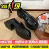 Zapatos de Vestir para Mujer con Punta Redonda y Suela Gruesa Estilo Académico Negro Zapatos Pequeños de Cuero Mocasines Británicos Versátiles Zapatos Formales Zapatos jk
