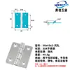 Acero Inoxidable 304 Bisagra Engrosada de Alta Resistencia Industrial Bisagra Plegable de Apertura Plana Bisagra abatible
